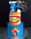 2-Tier Nerf Gun Cake