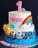2-Tier Noah’s Ark Cake