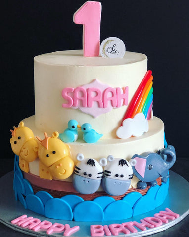 2-Tier Noah’s Ark Cake