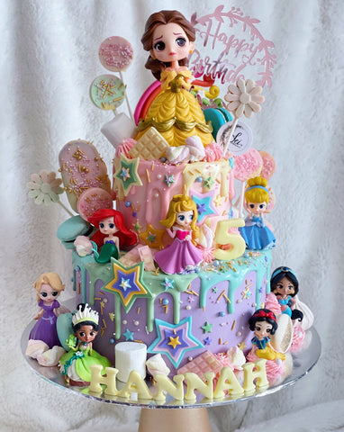 2-Tier Princess Cake