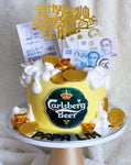 Carlsberg Beer Money Pulling Cake