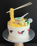 Char Siew Noodles Cake