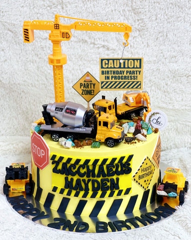 Construction Site Cake