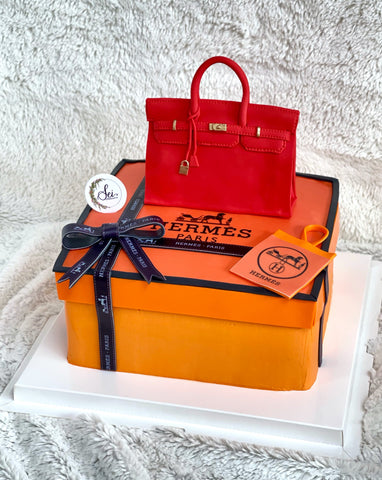 Hermes Birkin Square Cake