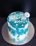 Korean Lettering Cake