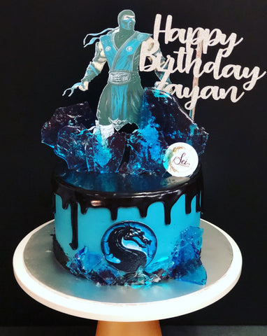 Mortal Kombat Sub Zero Cake