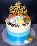 Ombré Mahjong Money Pulling Cake