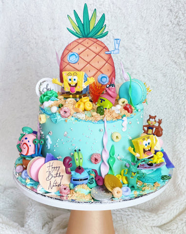 SpongeBob Underwater Cake