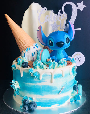 Stitch "Melted Ice Cream" Cake