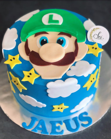 Super Mario Luigi Cake