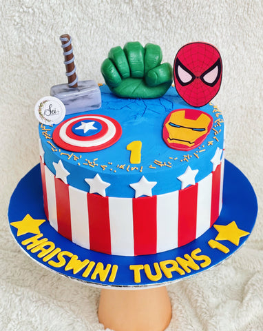 Superhero Cake