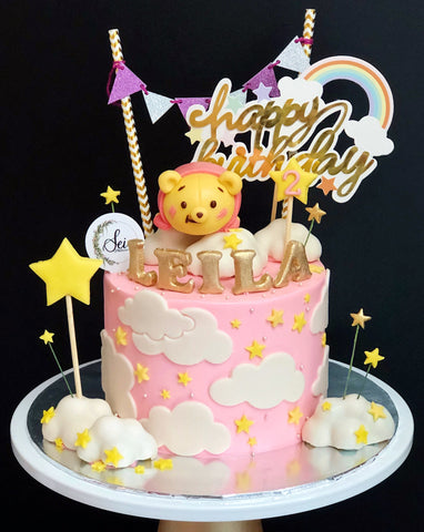 Tsum Tsum Pooh Cake